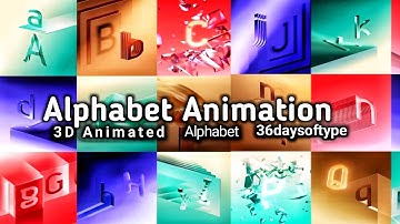 Animated Alphabet, 36days_of_type New collection.A-Z || NH motion #animation #36daysoftype, #art