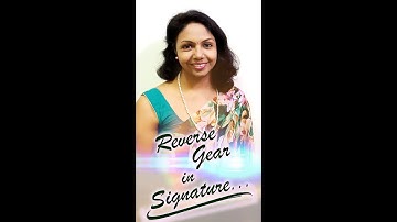 Reverse gear in signature | Prof. Devangini Dave | Expert Astrologer | DevAstroWorld
