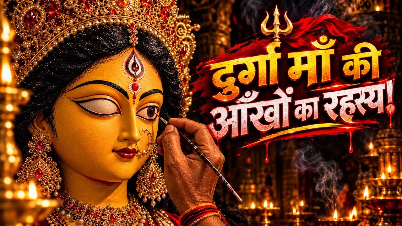 👁️ माँ दुर्गा की आँखें सबसे अंत में क्यों बनाई जाती हैं?🙏 | चक्षुदान का रहस्य 🌺🔱