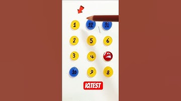 Connect 1 to 12 with a line.#maths #drawing #shorts #iqtest #line