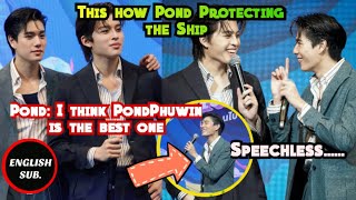 [PondPhuwin] POND Don't Want The Ship Sink | Phuwin Gets Nervous When Filming The Kiss Scene|BL Wins