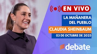🔴 EN VIVO: La Mañanera del Pueblo con Claudia Sheinbaum, 03 de octubre de 2025