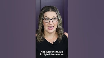 Going Digital With Paper Clutter Part 2! #shorts #organization