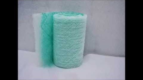 Bông lọc bụi sợi thủy tinh