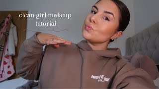 CLEAN GIRL HAIR AND MAKEUP TUTORIAL x