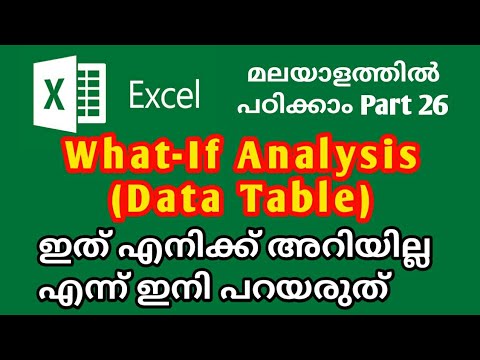 What-if Analysis in Excel with Data Table | Microsoft Excel Tutorial