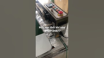 Máy hàn thổi khí nito bánh snack, da cá chiên giòn, máy đóng gói túi rong biển thổi khí nito