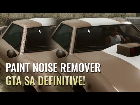 Remove the noise on the paint during tuning