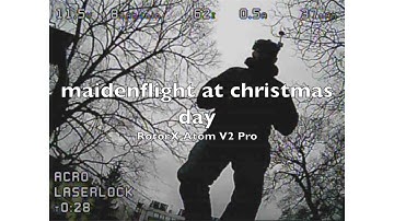 RotorX Atom V2 Pro - maidenflight at christmas day