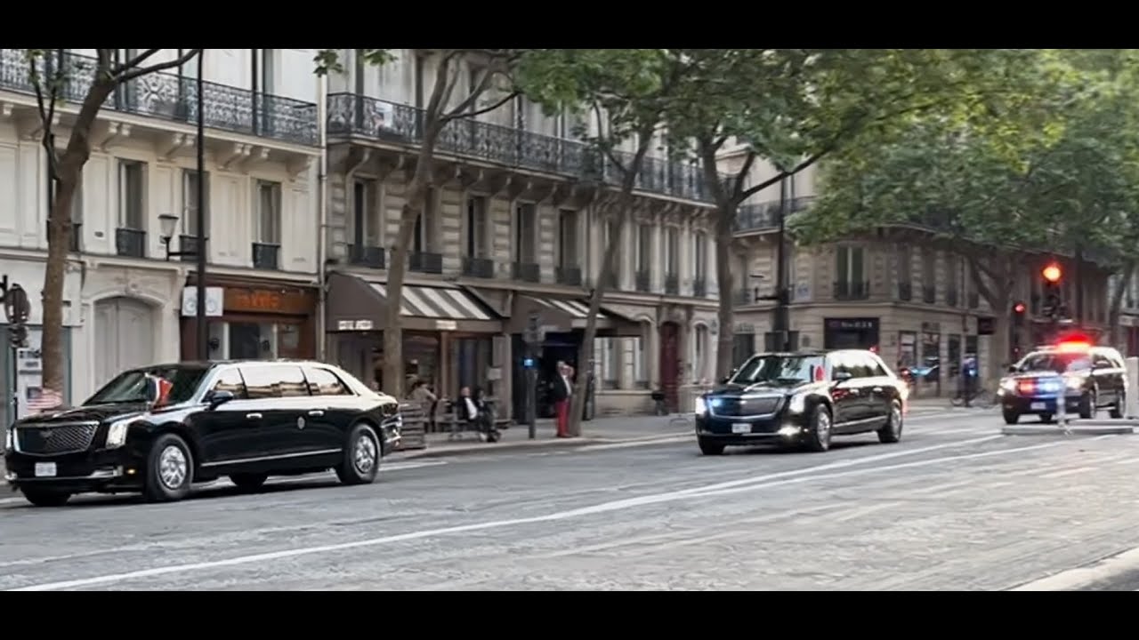 US President Joe Biden motorcade in Paris (june 2024) [episode II] / Cortège de Joe Biden à Paris