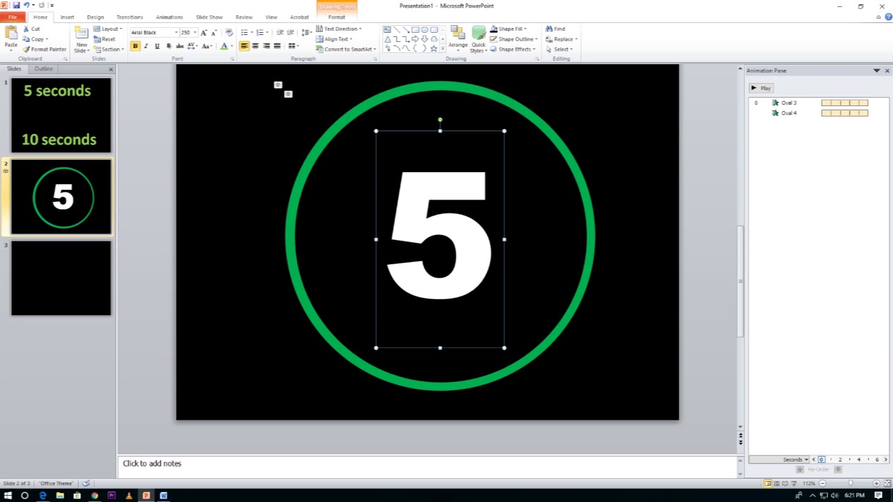 How to make a power point countdown timer Advance Animation Tricks ...