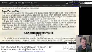 Robin of Sherwood: The Touchstones of Rhiannon (Commodore 64, 1985) Full Playthrough
