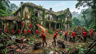ASMR Restoration | Abandoned Jungle Manor Transformed into a Luxury Tropical Paradise Home
