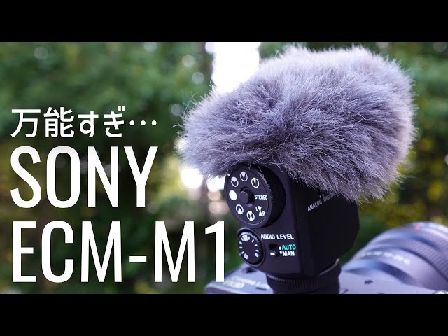 ECM-M1】ソニーの新しいマイクを先行レビュー！！小型なのに8