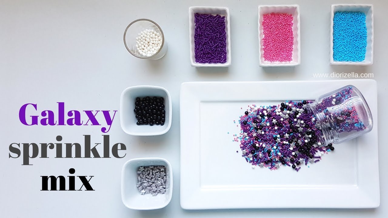 Make your own LUXURY GLITTER SPRINKLES super EASY TUTORIAL