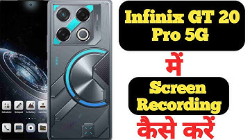 How to record screen in Infinix GT 20 Pro 5G with audio || Infinix GT 20 Pro 5G screen recording ||