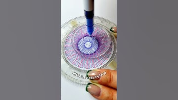 Satisfying Spirograph #spirograph #satisfying #drawing #asmr #pattern #art #viral #fyp #shorts