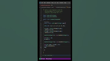 Find The Missing Numbers In A Given Array Using For Loop & Hash Set