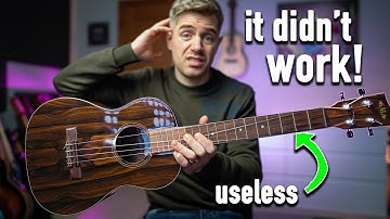 I Tried Classical Guitar Strings on My Baritone Ukulele SO YOU DON