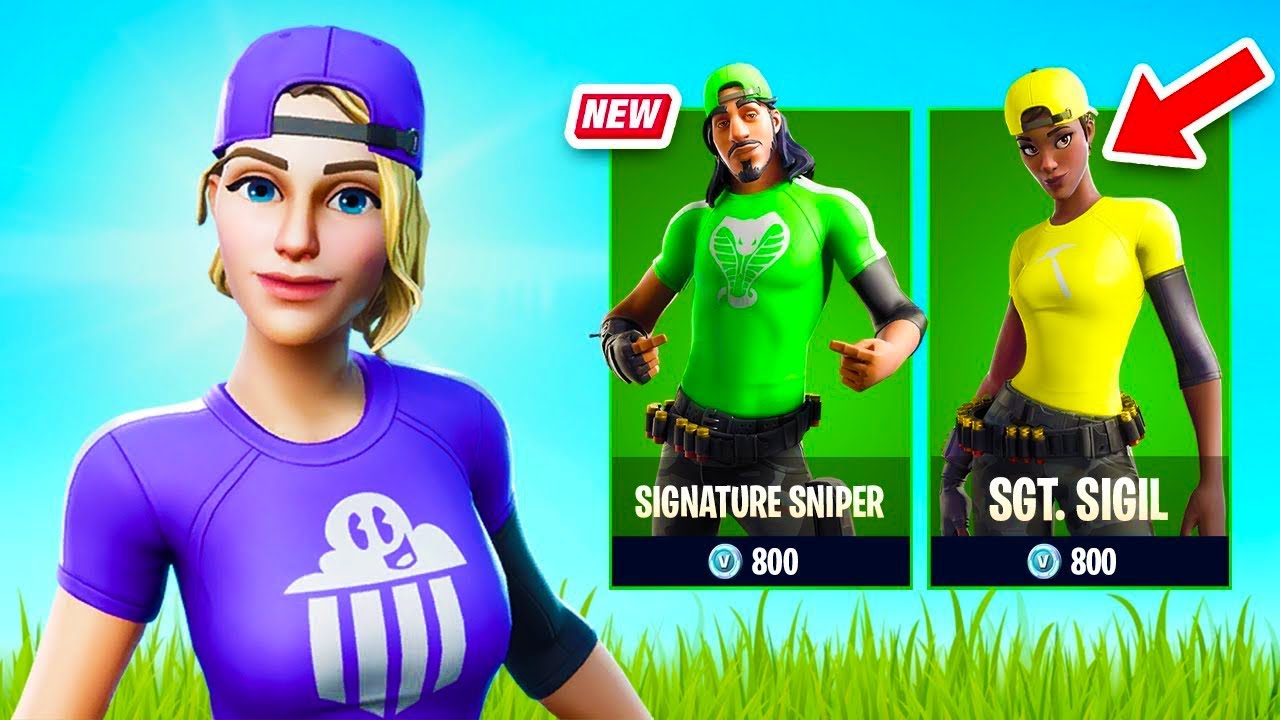 The Banner Brigade Set Gameplay In Fortnite Customize Your Own Skin Banner Brigade Skins Youtube