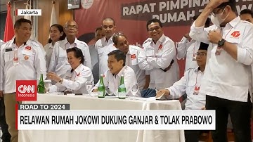 Relawan Rumah Jokowi Dukung Ganjar & Tolak Prabowo