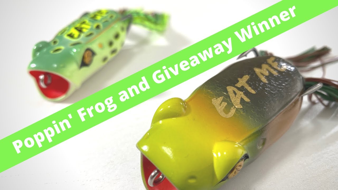 Googan Squad Poppin' Filthy Frog Unboxing & Googan Rod Giveaway Winner 