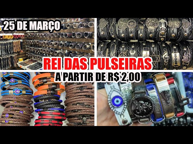 Acessórios masculinos, Pulseiras masculinas, Acessórios