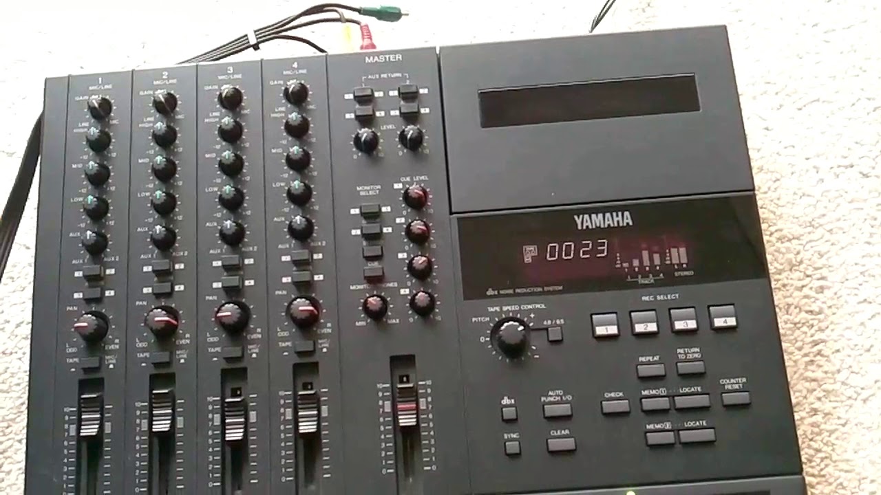 Yamaha MT4X test song with no noise reduction