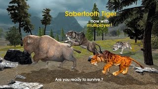 🐅👍Sabertooth Tiger Chase Simulator-Симулятор погони Смилодонa - By wild foot Games-Android screenshot 5