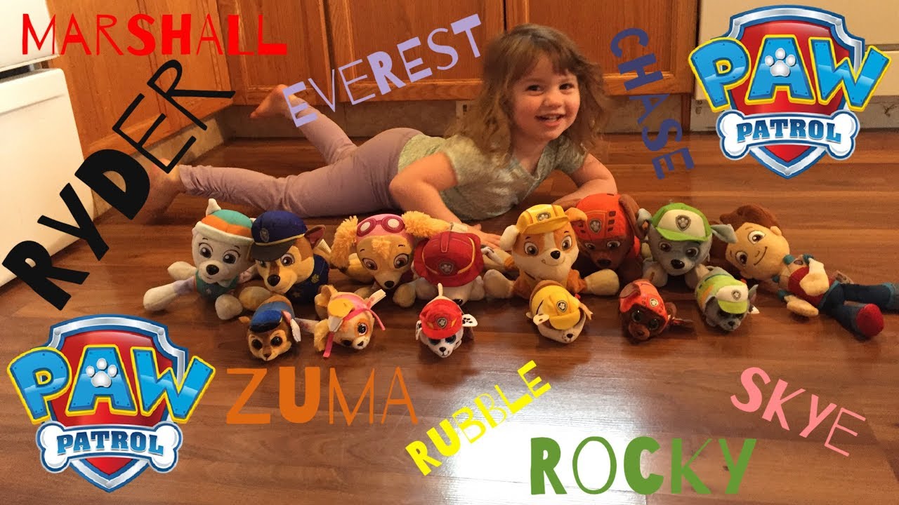 paw patrol stuffies youtube