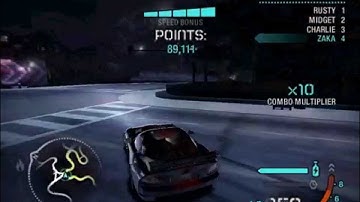 NFS Carbon Drift Starlight Strip 2 Laps