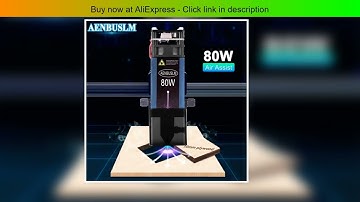 AENBUSLM 40W 80W Laser Module 450nm TTL/ PWM Laser Head Blue Laser for CNC Laser Engraving Cutting