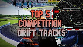 TOP 5 COMPETITION DRIFT TRACKS - Assetto Corsa Drifting