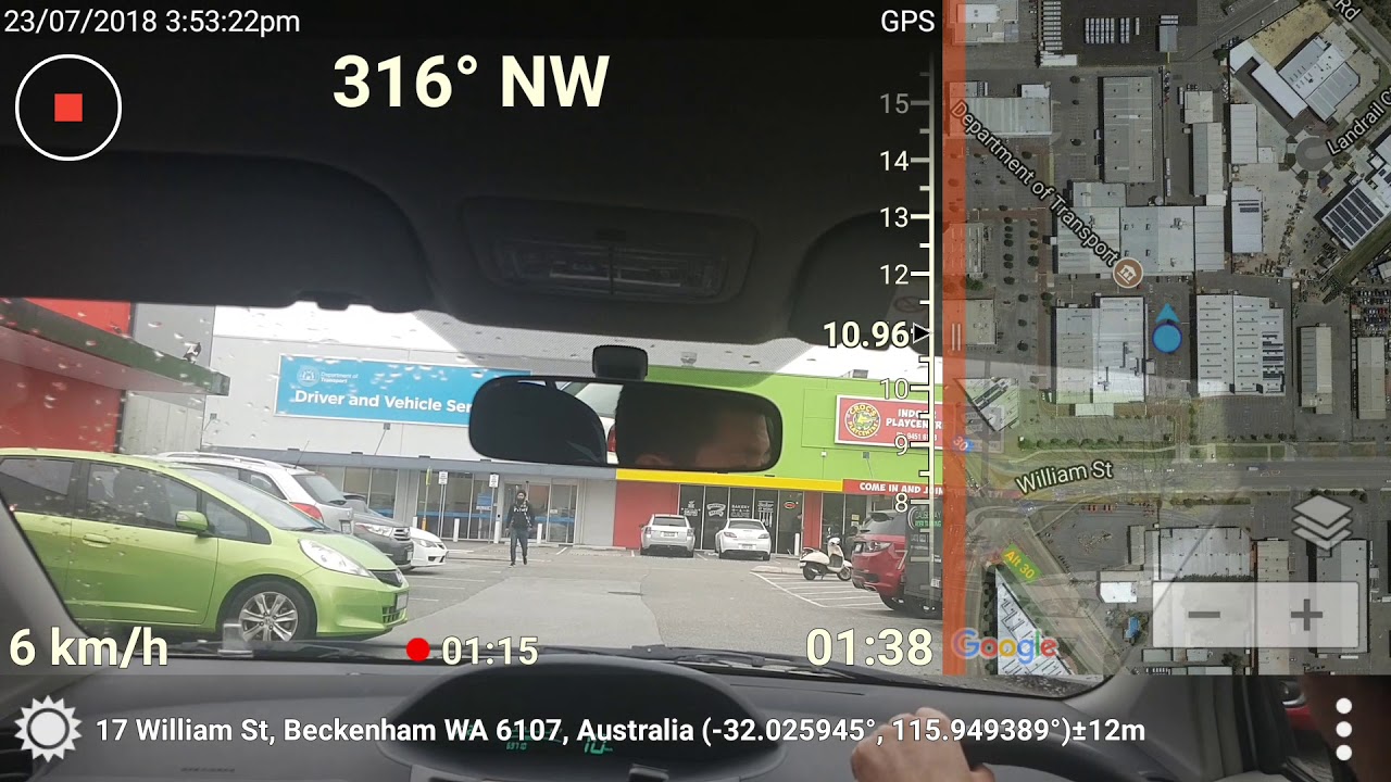 Cannington Perth WA Driving Test with Map P1 YouTube