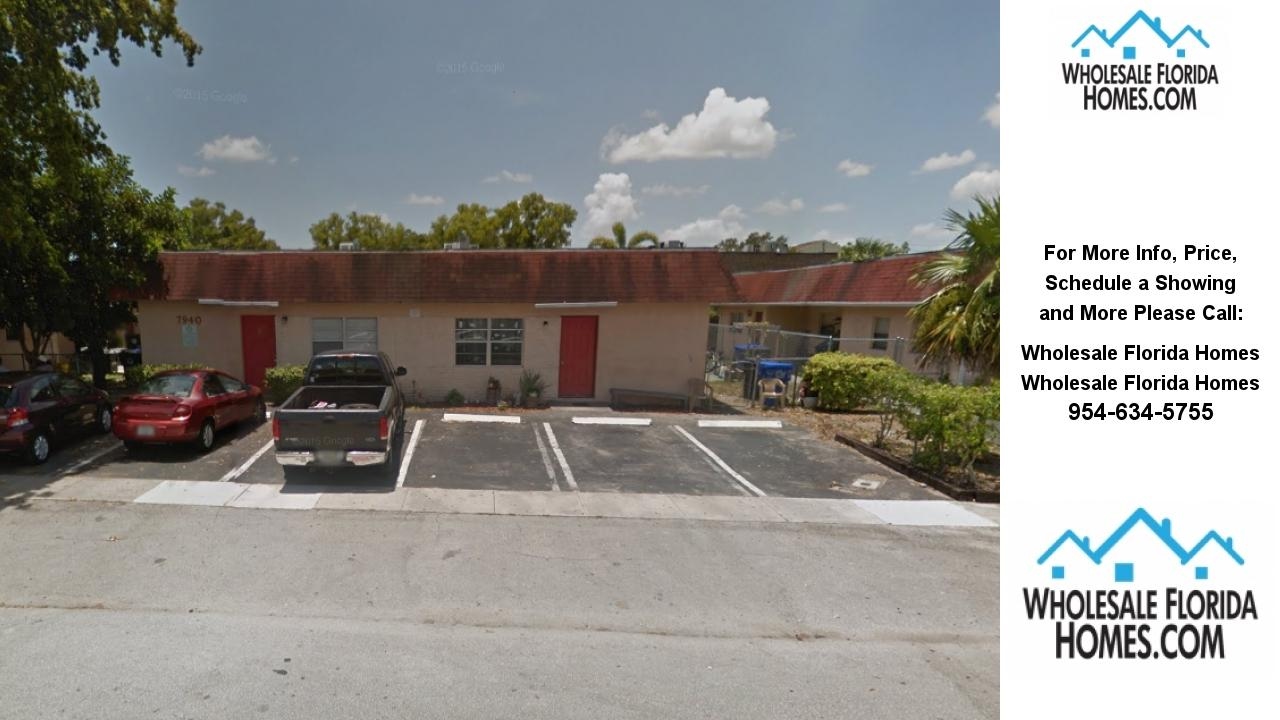 7940 SW 10th Ct., North Lauderdale, FL Presented by Wholesale Florida