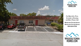 7940 SW 10th Ct., North Lauderdale, FL Presented by Wholesale Florida Homes.