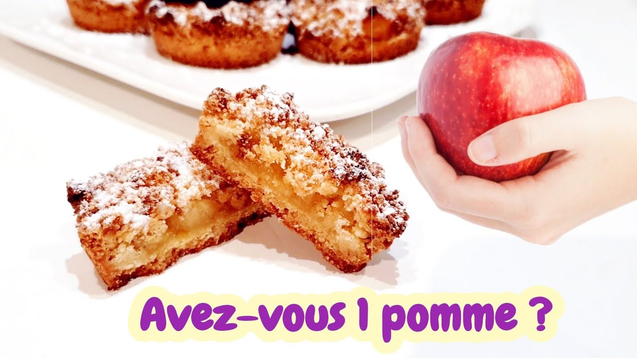 Ne tardez pas à tester cette recette gourmande de petits gâteaux aux pommes🍎1️⃣