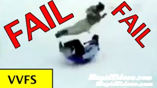 YouTube's Best Sledding Fails | Viral Video Film School | #32