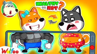 Wolfoo, Healthy Or Not Body Switch Up Wolfoo & Twins Healthy Habits Adventure Wolfoo Channel