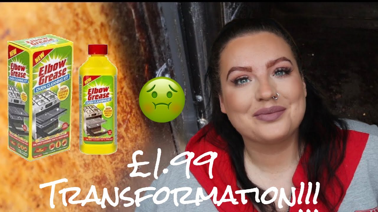 Clean with me  gross oven transformation for £1.99! *Elbow Grease