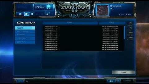 StarCraft II Battle.net interface
