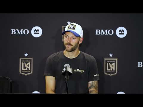 Ryan Hollingshead talks after LAFC lost 4-1 to the Quakes at home