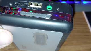 Sharper image cassette to mp3 converter/player