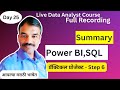 Power bi live class recording day 24   complete data analyst course power bi full course