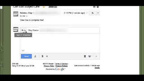 Gmail Edit Subject Line In Reply and Forward