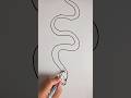 Snake 🐍 drawing for kids #viral #shortvideo #shorts #trending #arts #easydrawing #snake