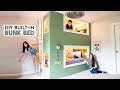 DIY Bunk Beds (Built-In Twin Beds)
