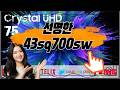 최대 75인치 대화면으로 선명한 화질과 스마트 기능이 탁월한 43sq700sw 4K Crystal UHD TV를 추천합니다! 📺✨