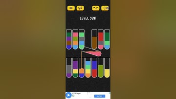 water sort puzzle level 3591