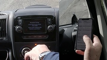 How To Pair a MOBILE to the bluetooth audio system in a Citroen Relay